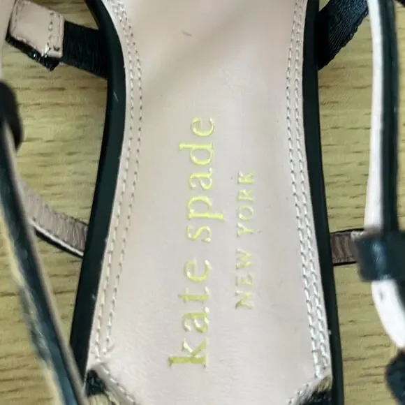 Kate Spade Womens Maritza Pointed Toe Calf Hair Slingback Flats Size 6.5 - Picture 9 of 13